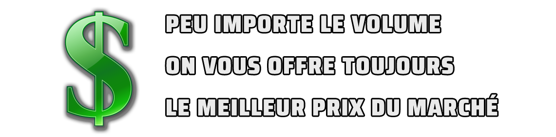 Prix des catalyseurs en fonction d'une liste de prix